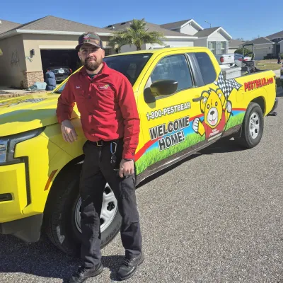 technician with truck