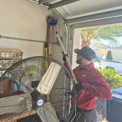 Sweeping garage